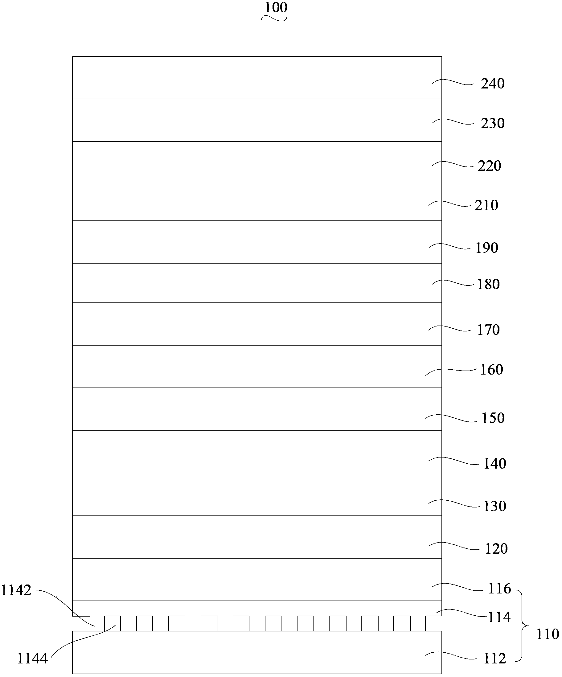 White organic light-emitting diode and manufacturing method thereof