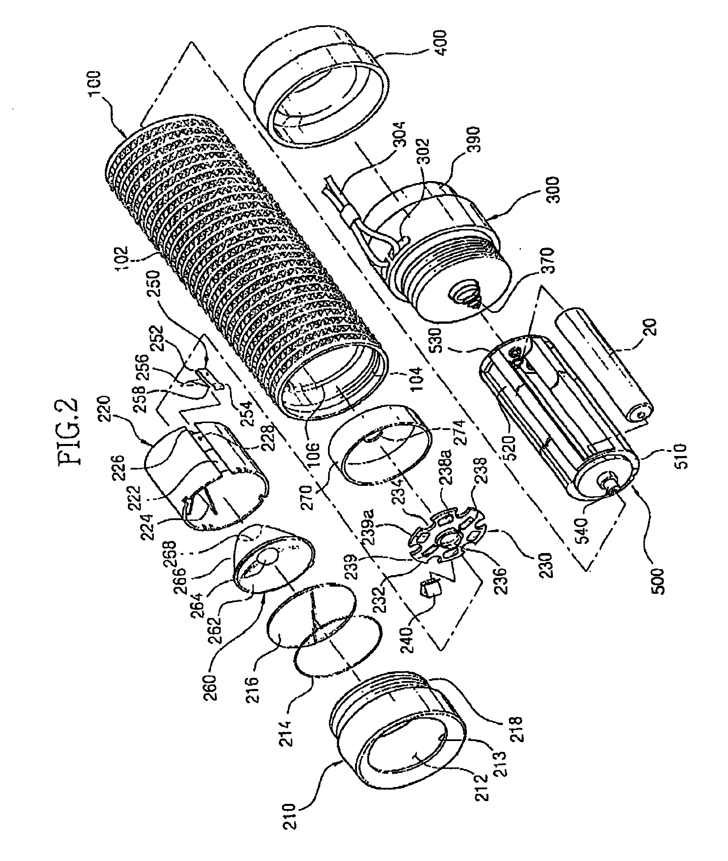 Flashlight using a light emitting diode as a lamp