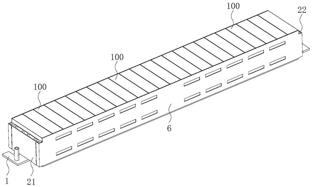 Uniform-temperature battery module