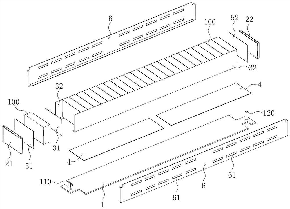 Uniform-temperature battery module