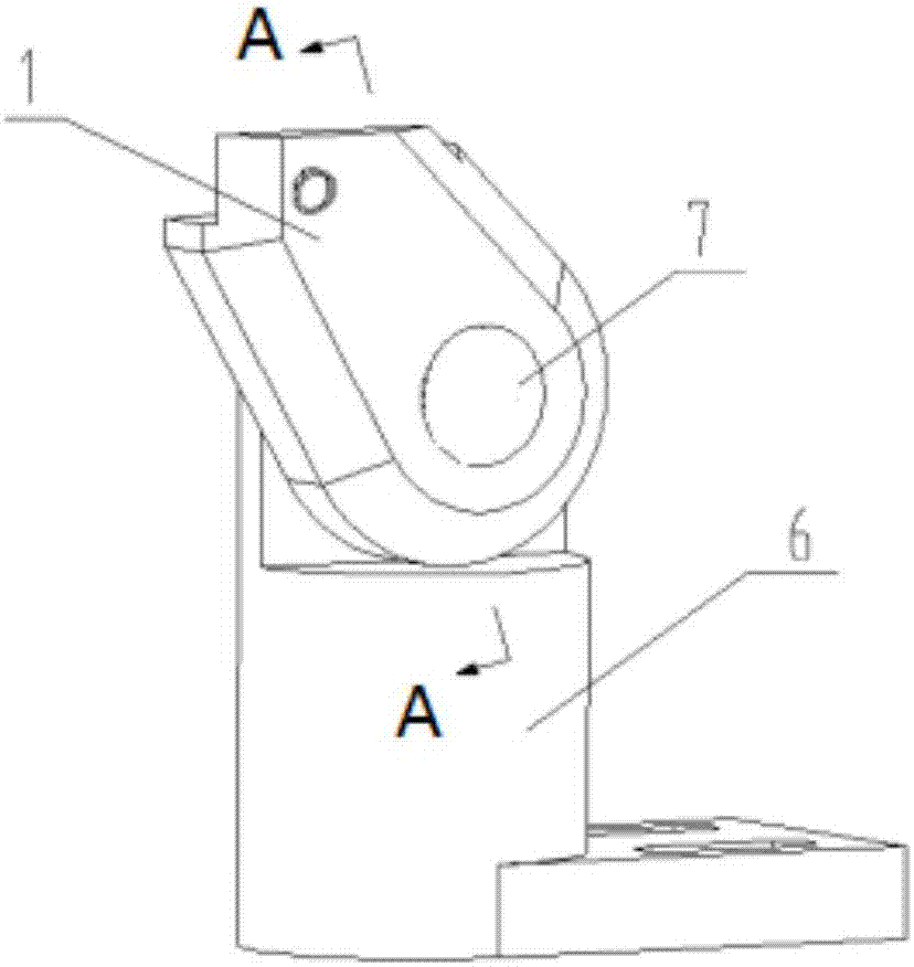 Angle-adjustable rose reamer applied to different pore diameters