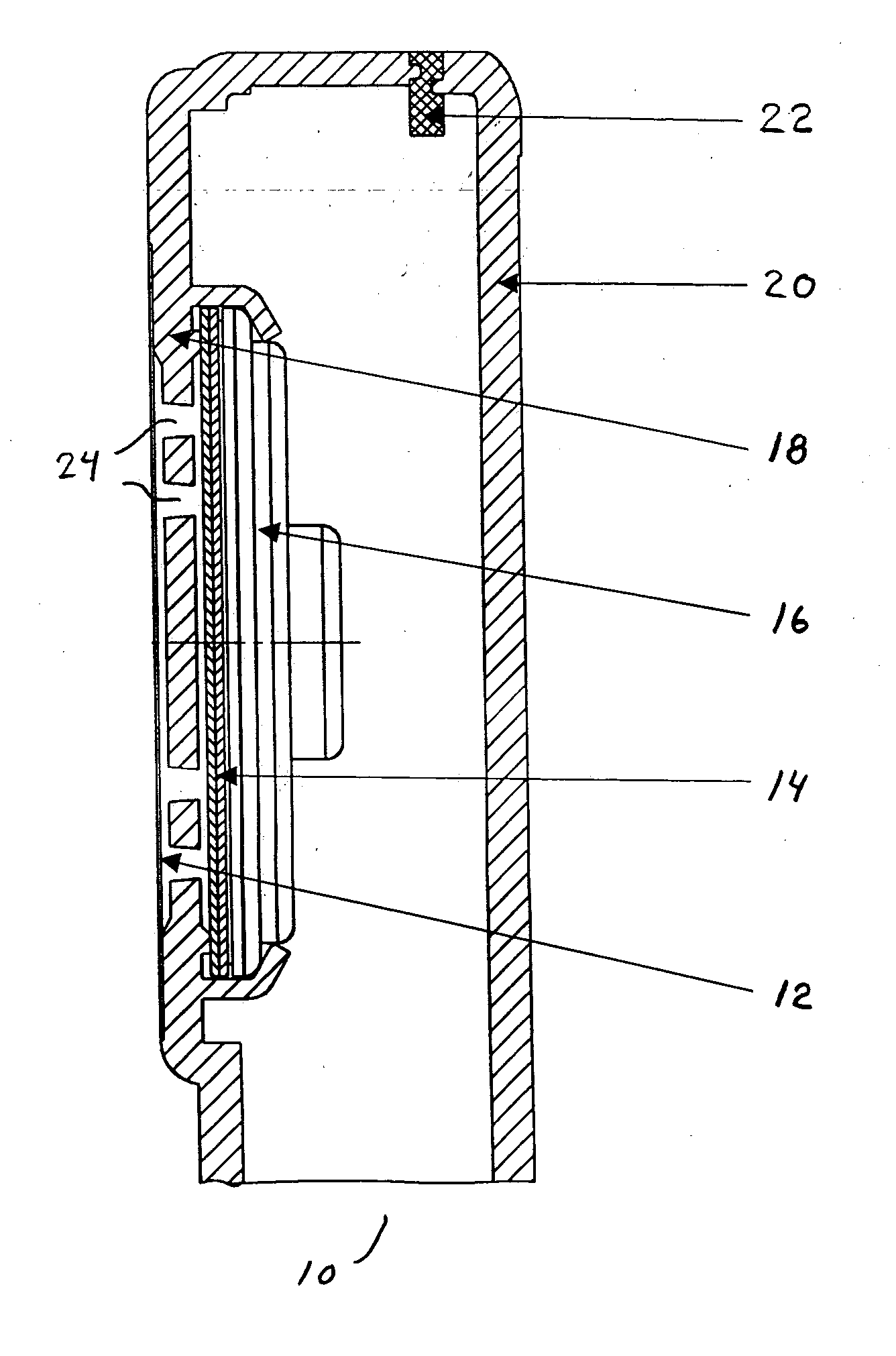 Waterproof patient handset