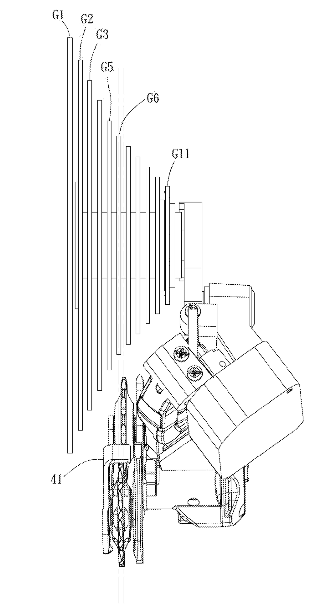 Easy-adjustment bicycle gear-shifting system