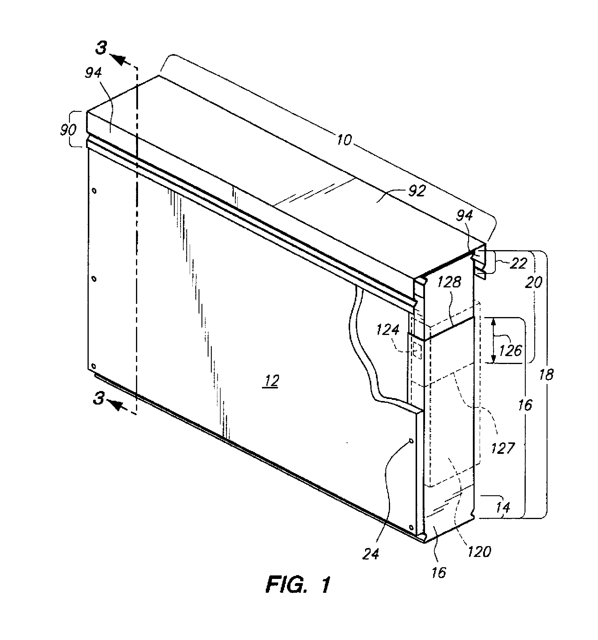 Vertical deflection extension end member