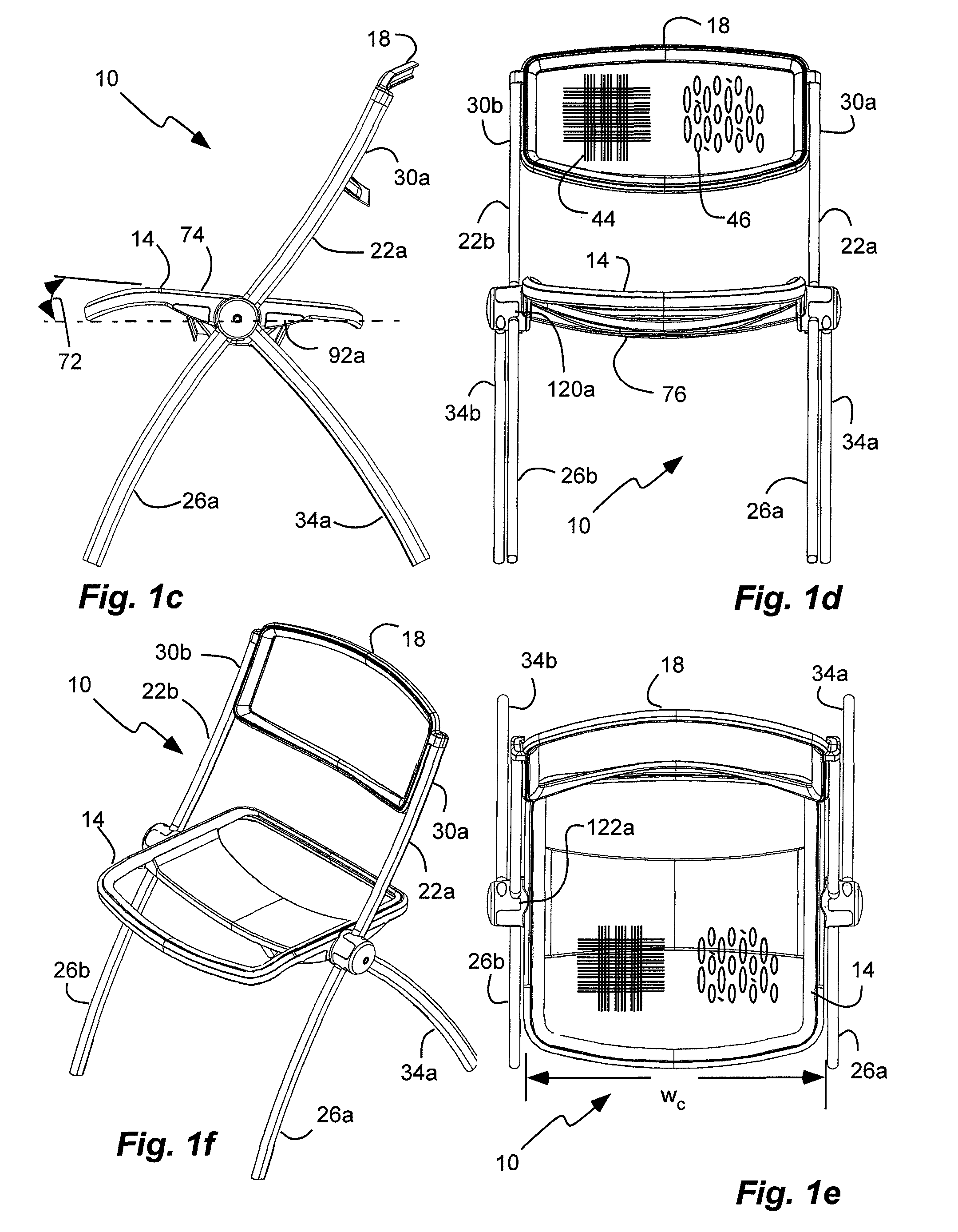 Clamping joint for a chair