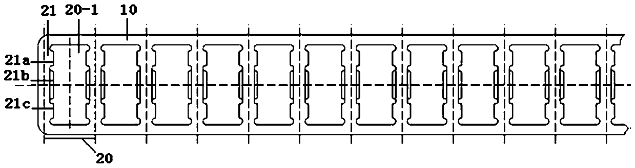 Steel chained pin roller holder used for pin roller linear guide rail