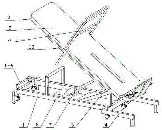 Portable rehabilitation bed