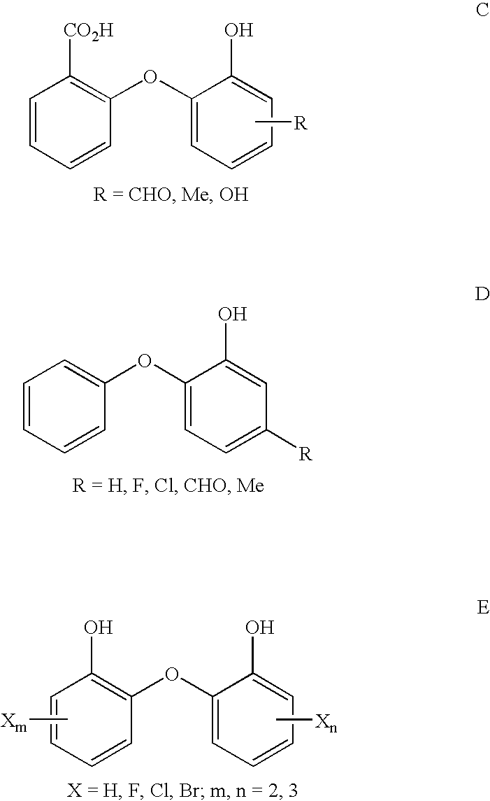 2-(2 Or 4-substituted aryloxy)-phenol derivatives as antibacterial agents