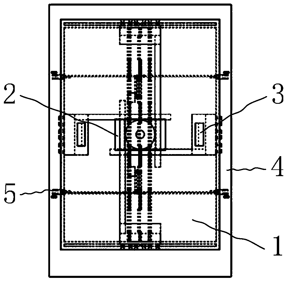 Single-door double-cabinet safe box