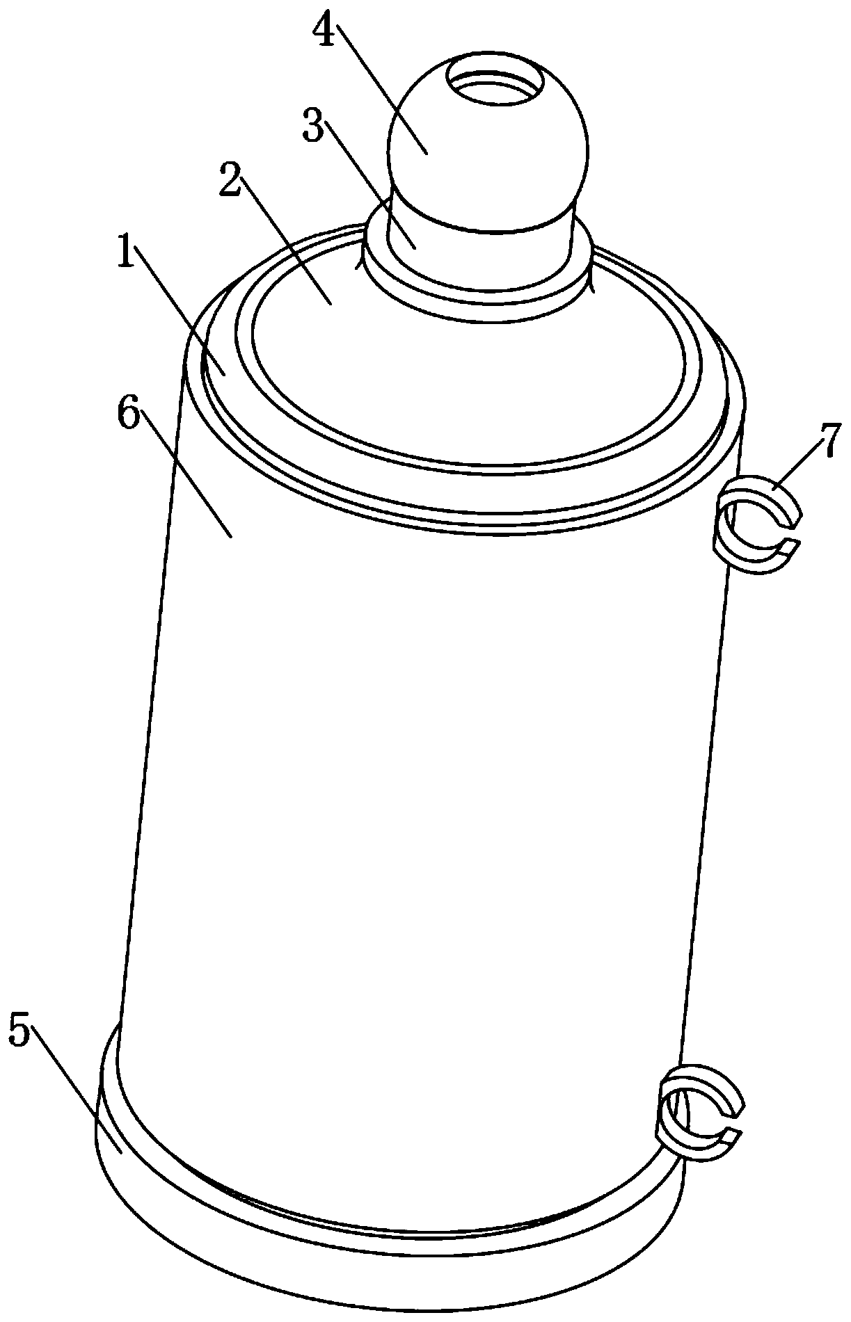 Pacifier-type atomizer