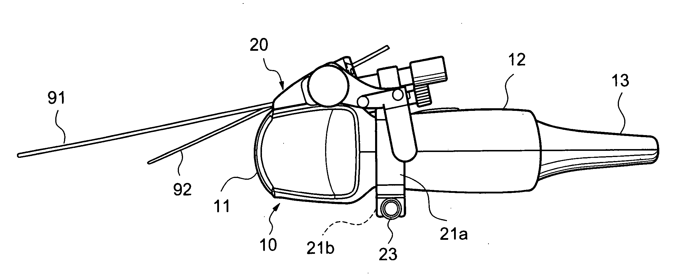 Paracentesis needle holder