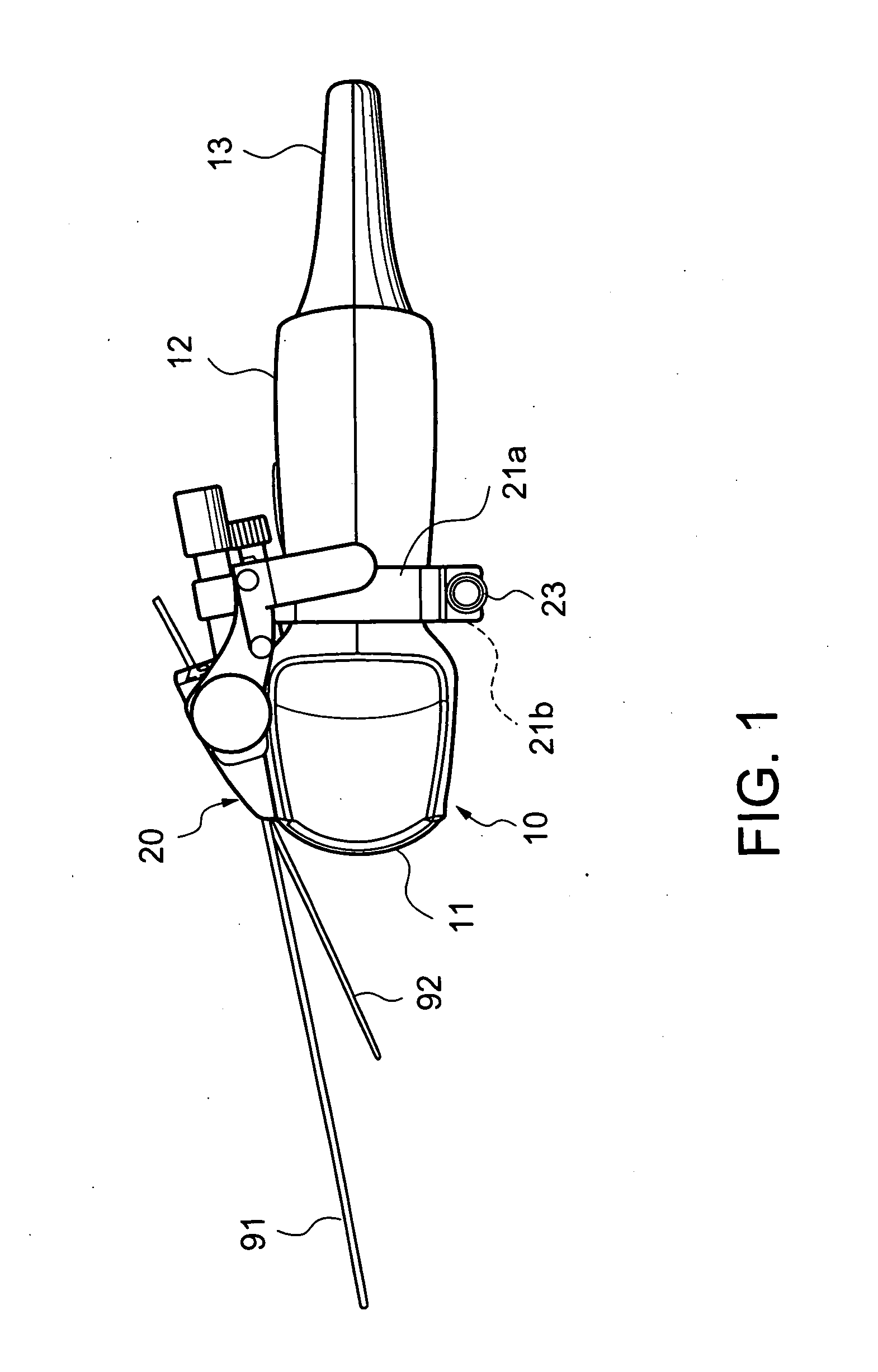 Paracentesis needle holder