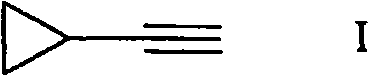 Process for the synthesis of ethynylcyclopropane