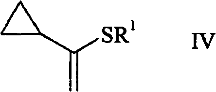 Process for the synthesis of ethynylcyclopropane