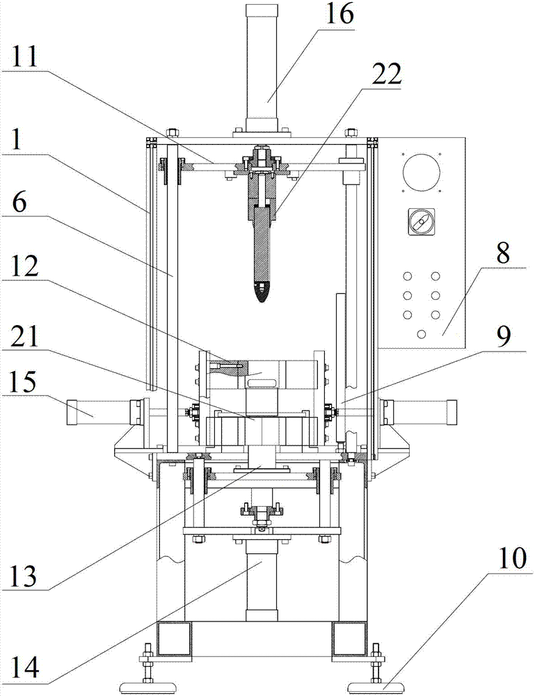 Motor stator coil shaping machine