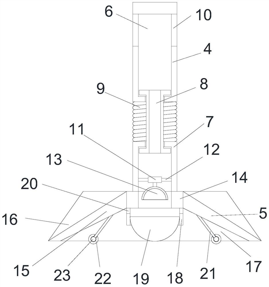 Construction site road sludge cleaning device