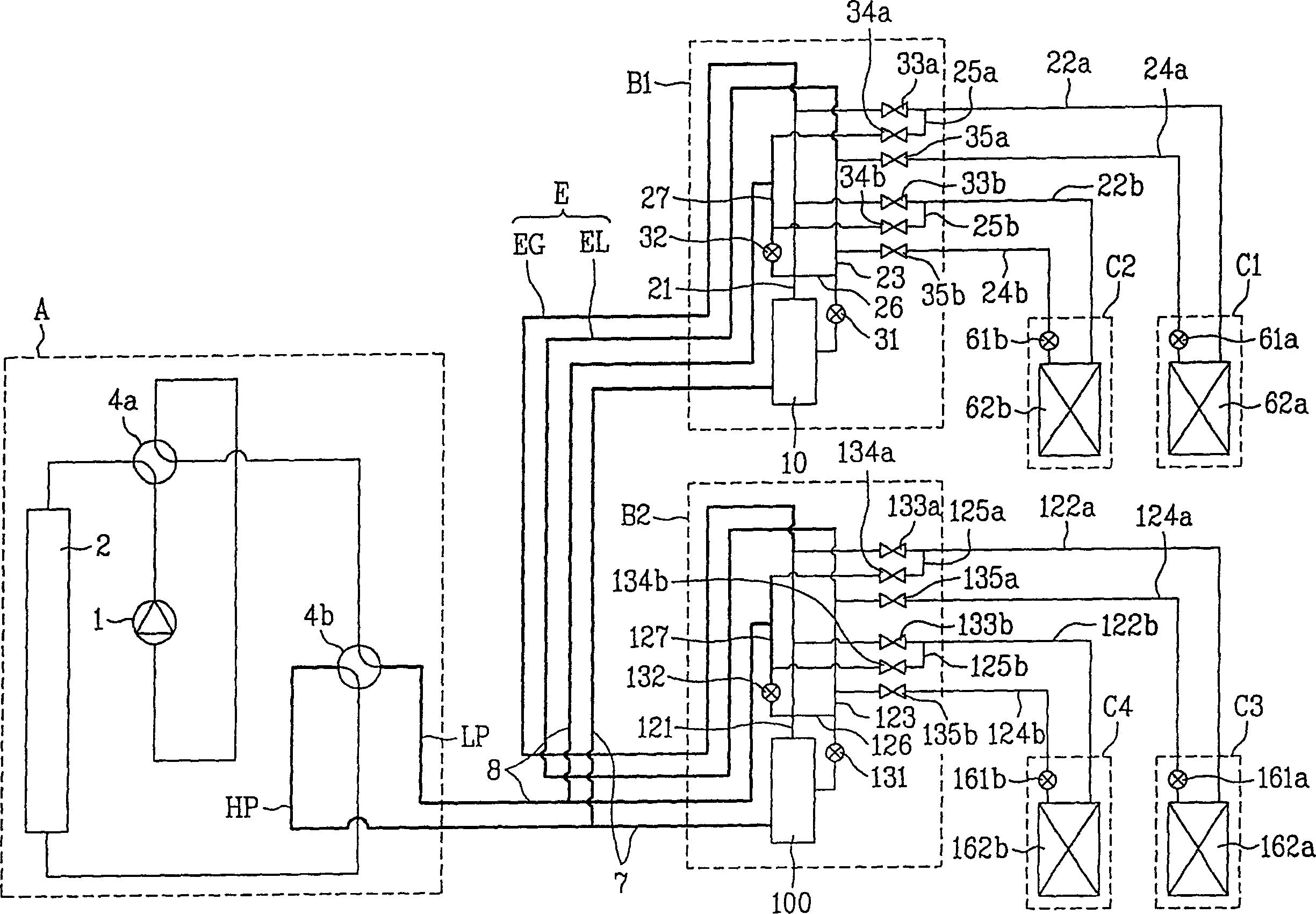 Multi-unit air conditioner