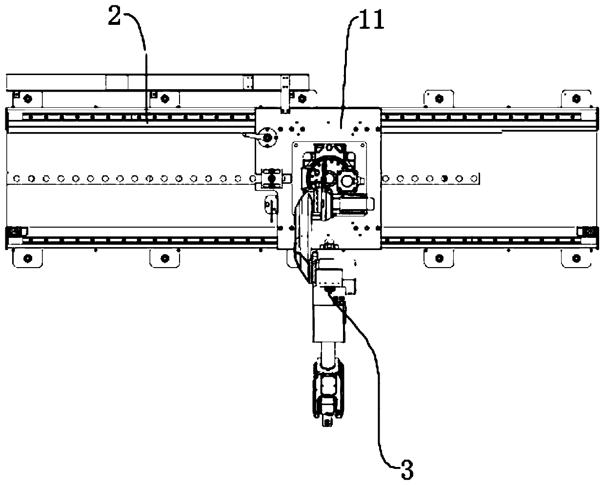 Robot workstation for small automobile exhaust gas detection and detection method thereof