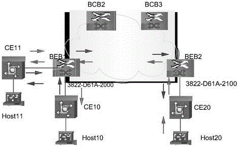 A flow backup method and device