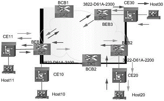 A flow backup method and device