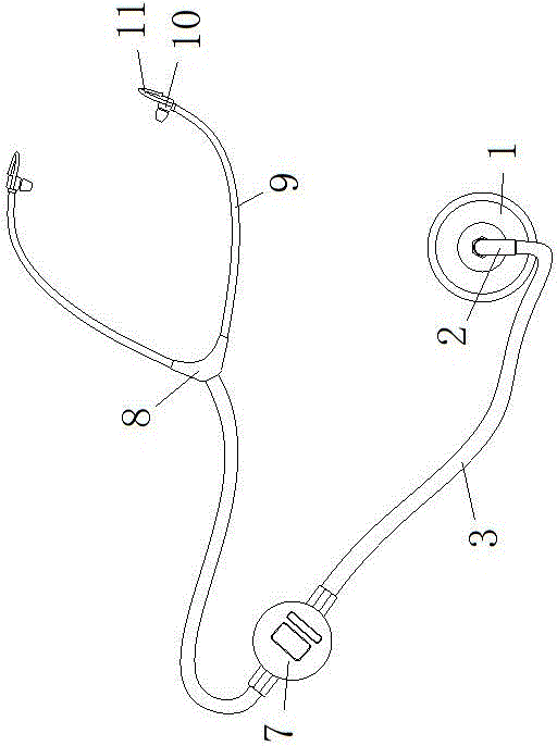 Auscultator used for pediatrics medical treatment