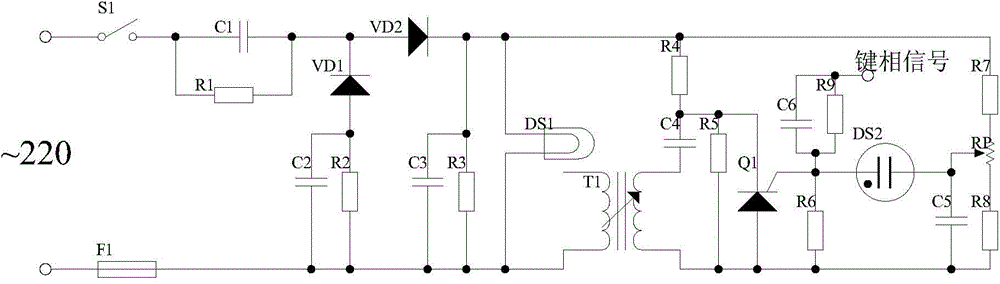 Phase test device