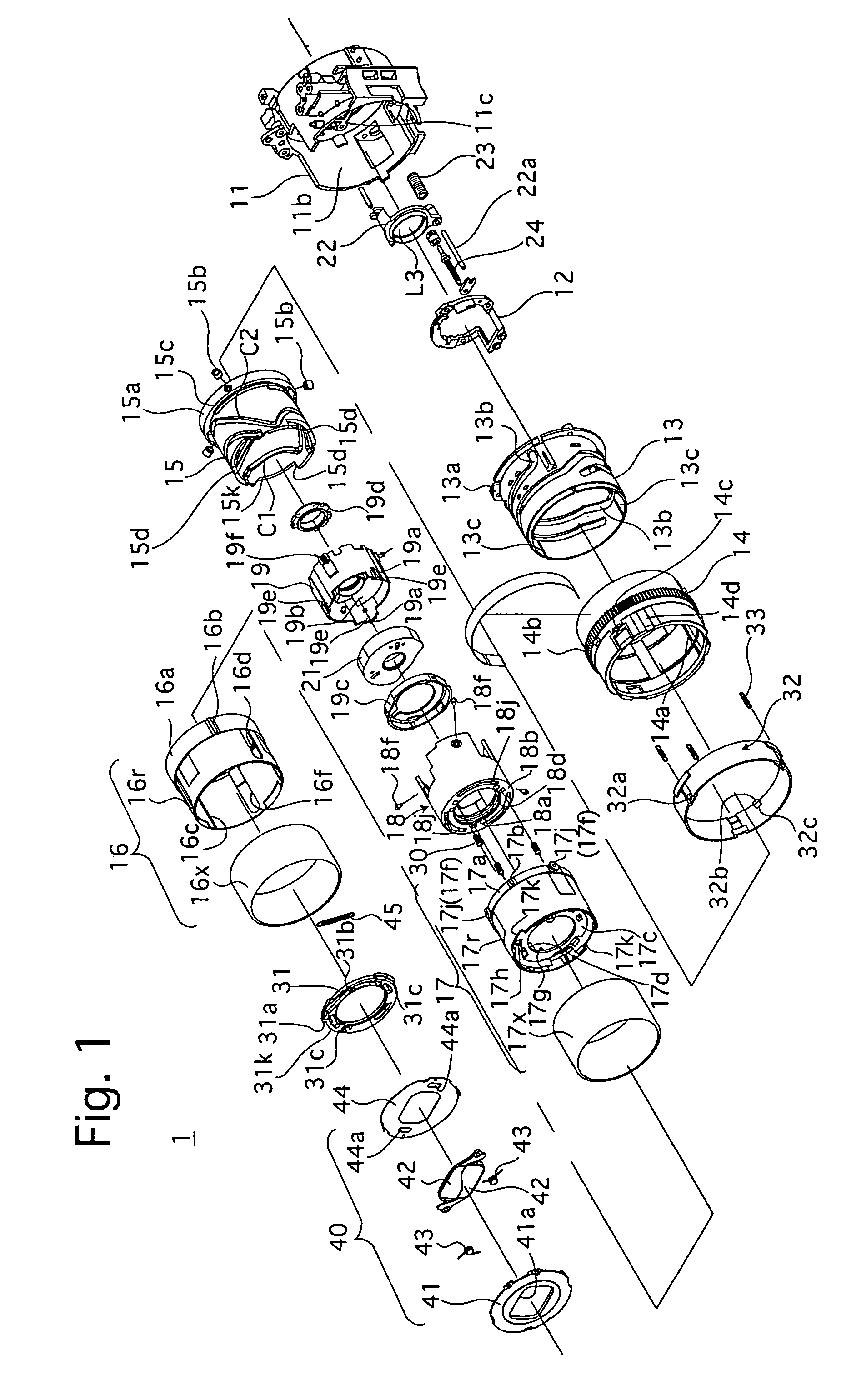 Lens barrel having a lens barrier mechanism