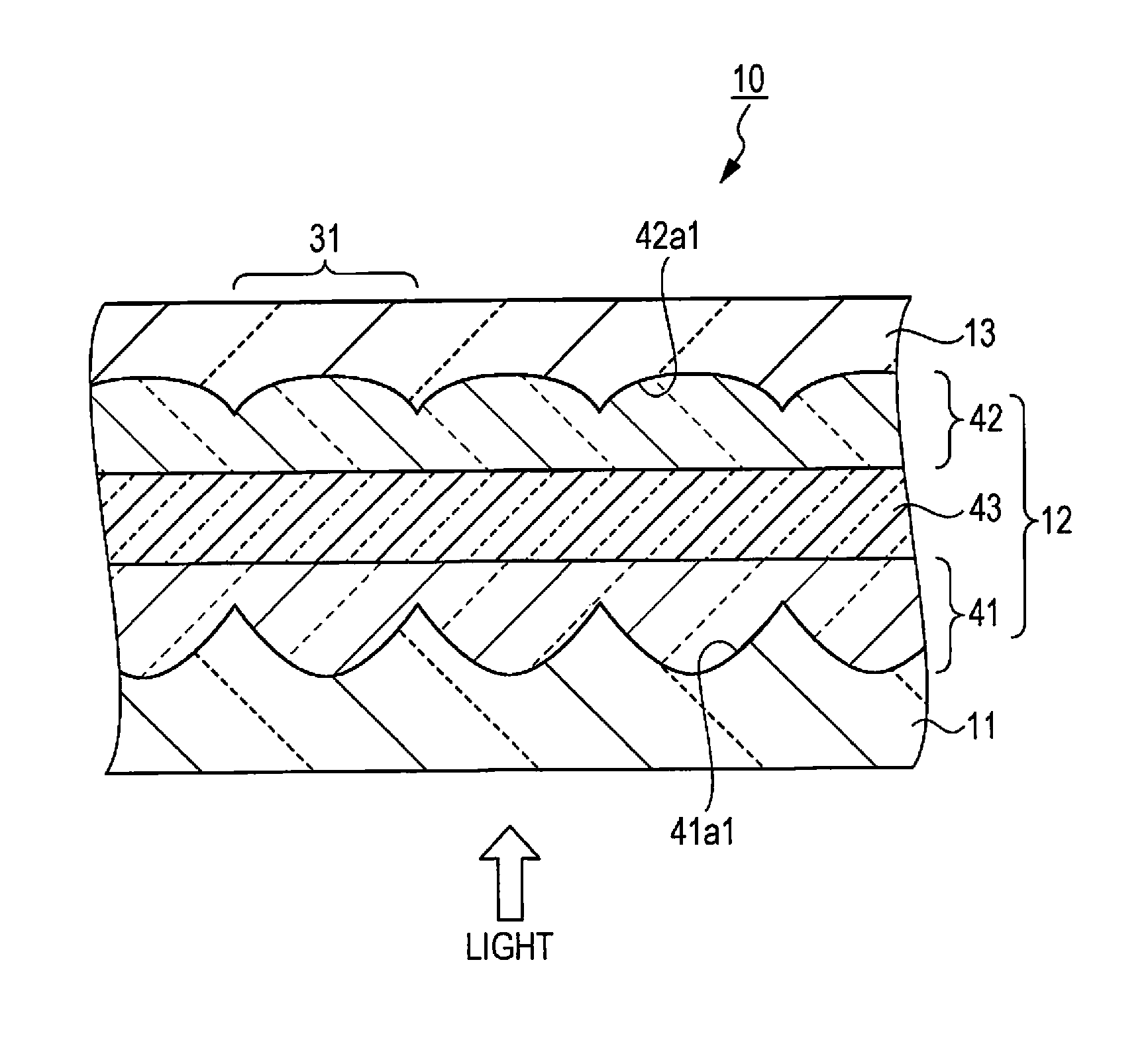 Microlens array substrate, electrooptical device including microlens array substrate, projection type display apparatus, and manufacturing method of microlens array substrate