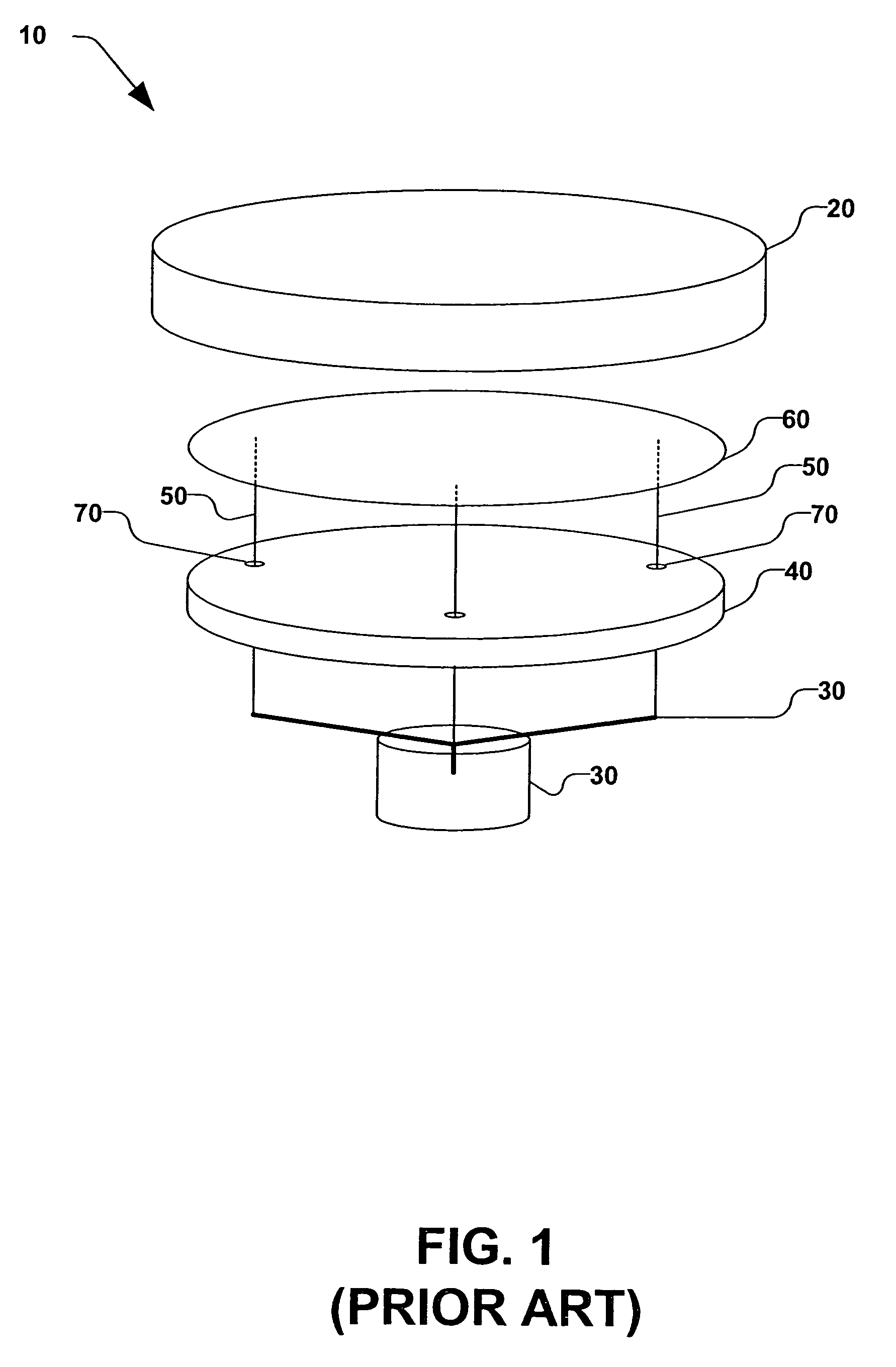 Segmented cold plate for rapid thermal processing (RTP) tool for conduction cooling