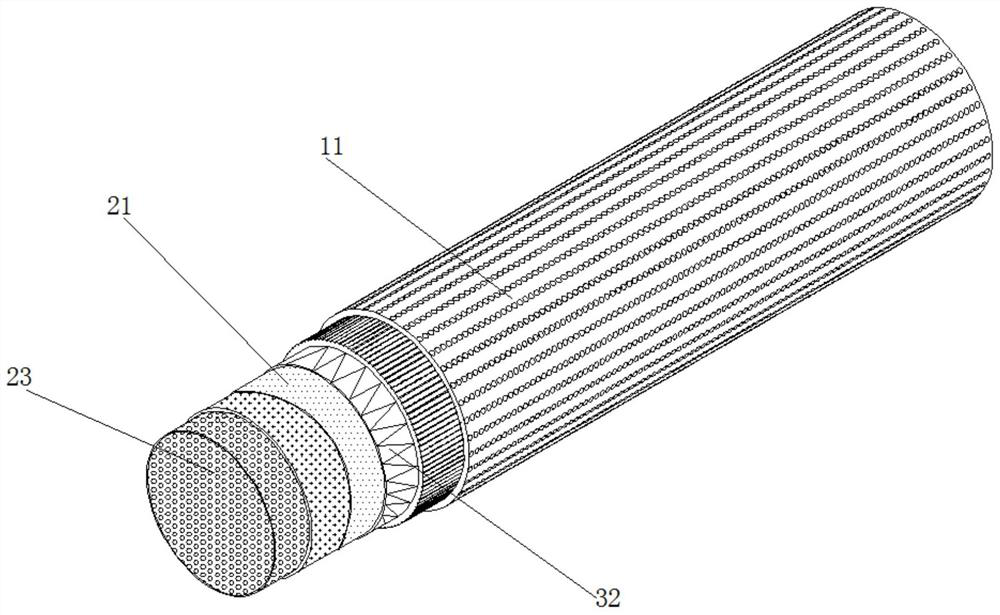 Small-caliber tissue-improved composite artificial blood vessel