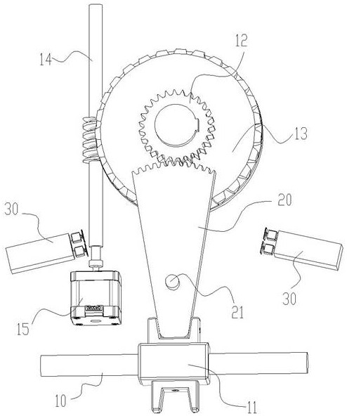 Automatic gear shifting actuator for new energy automobile