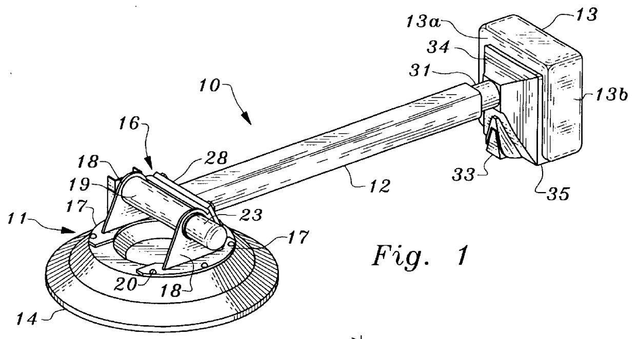 Vacuum stretching and gripping tool and method for laying flooring