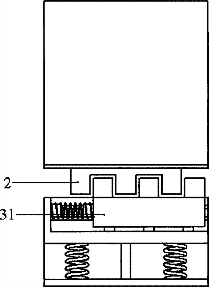 Vertical-lifting elevator anti-falling protection device