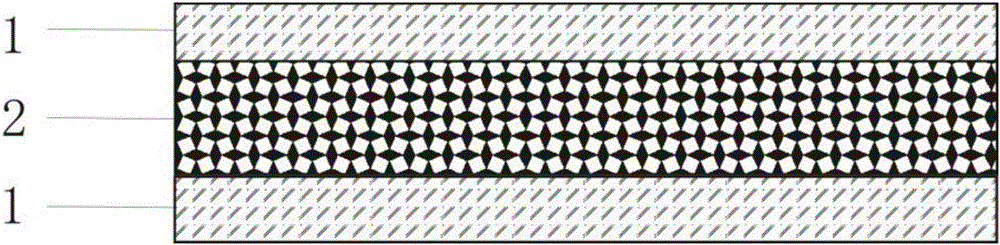 High temperature resistant air filtering material and preparation method thereof