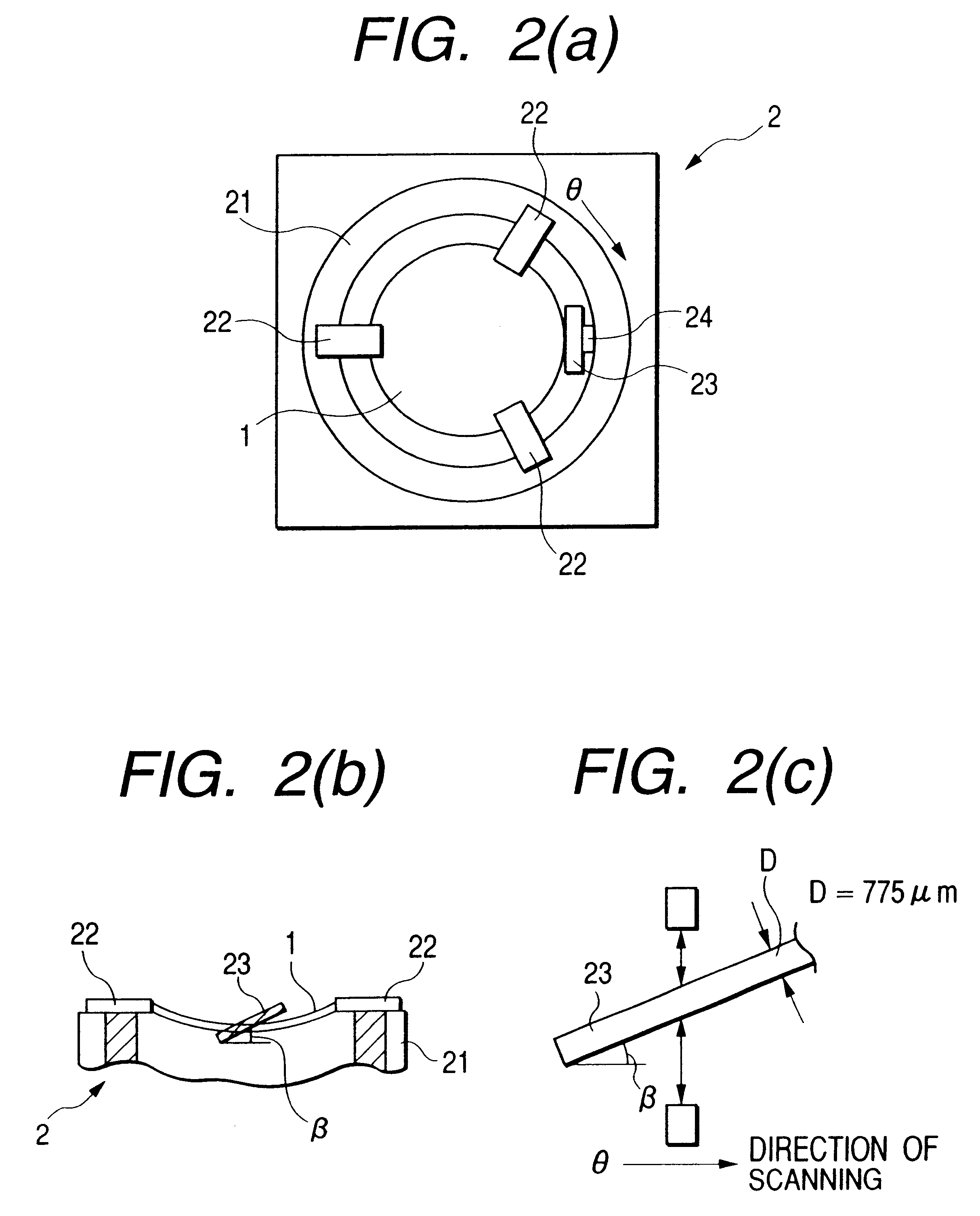 Wafer thickness measuring apparatus and detection method thereof