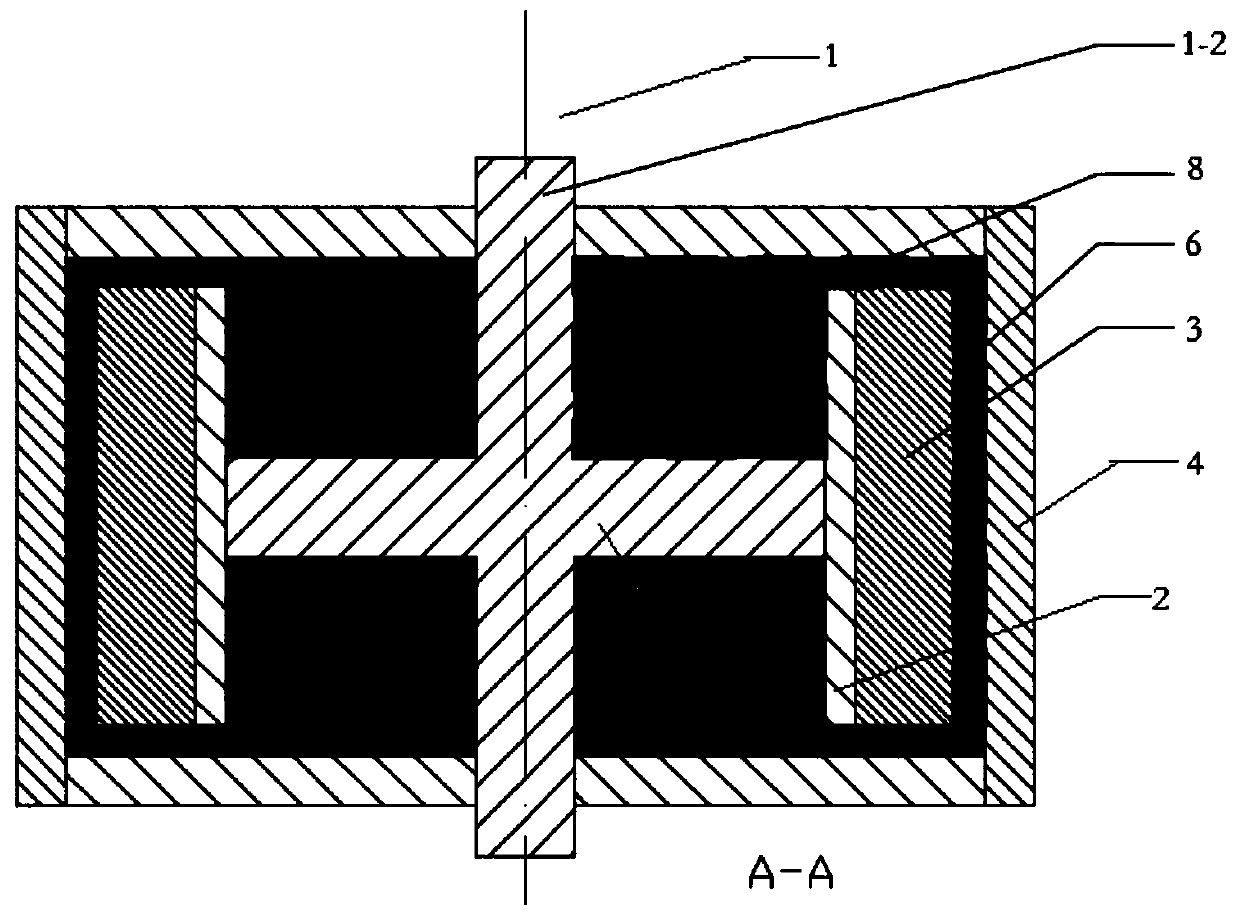 Magneto-rheological damper of multi-magnetic dipole stator structure