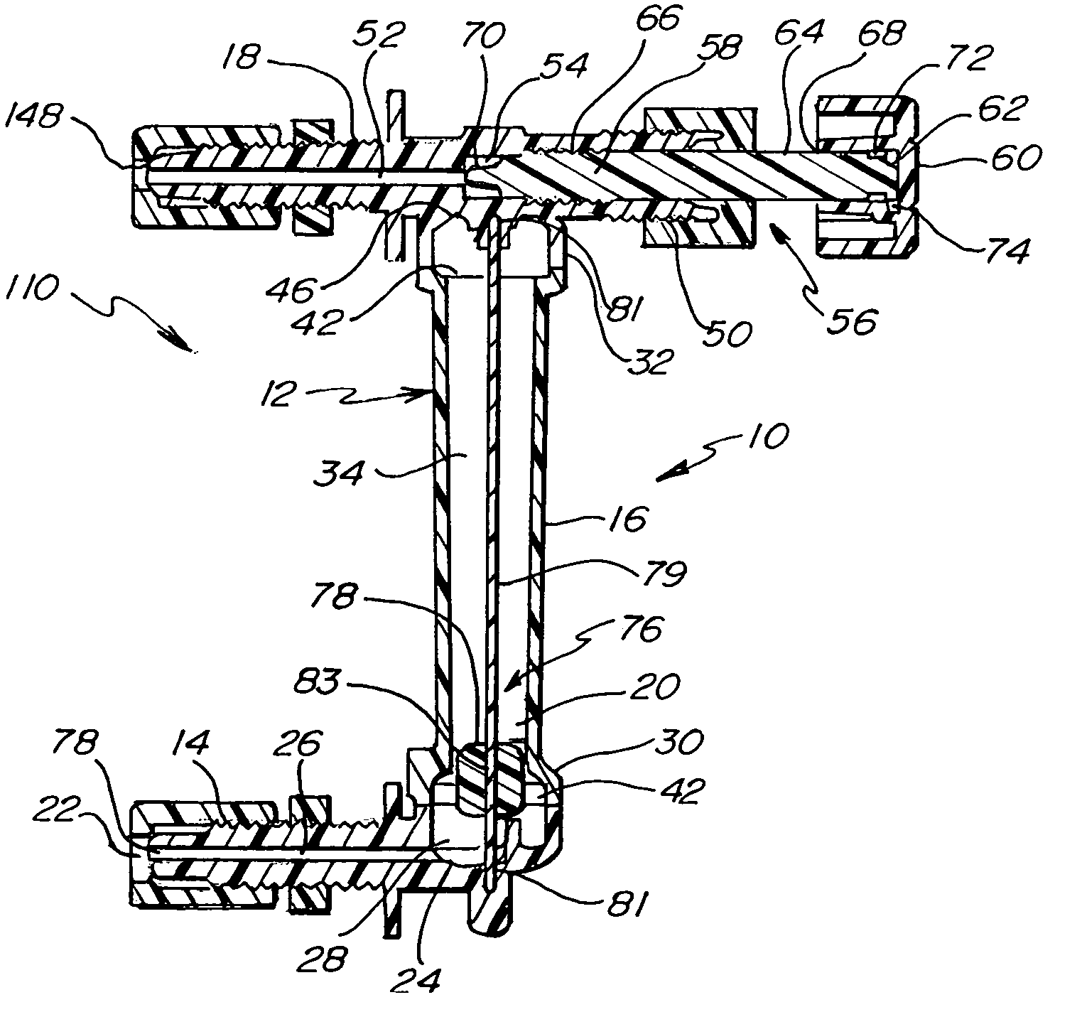 Fluoropolymer flowmeter