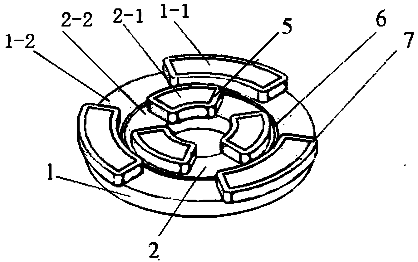 Novel axial magnetic flux double-salient permanent magnet generator