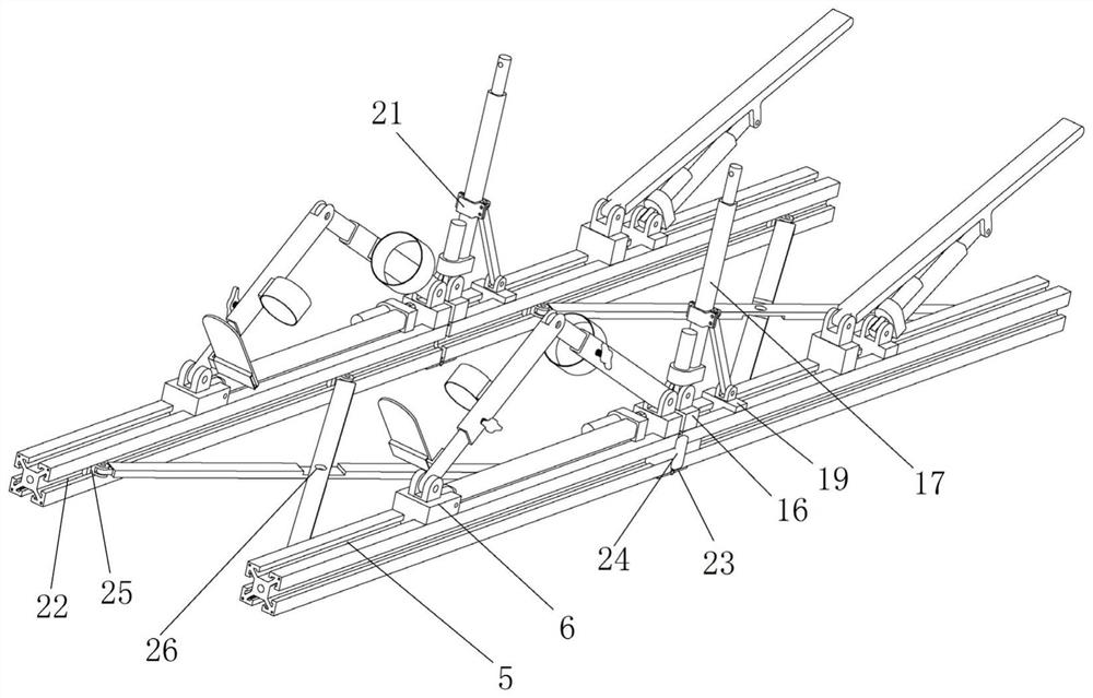 Horizontal rehabilitation training instrument