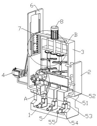 Centralized cutting fluid supply device for metal machining machine tools