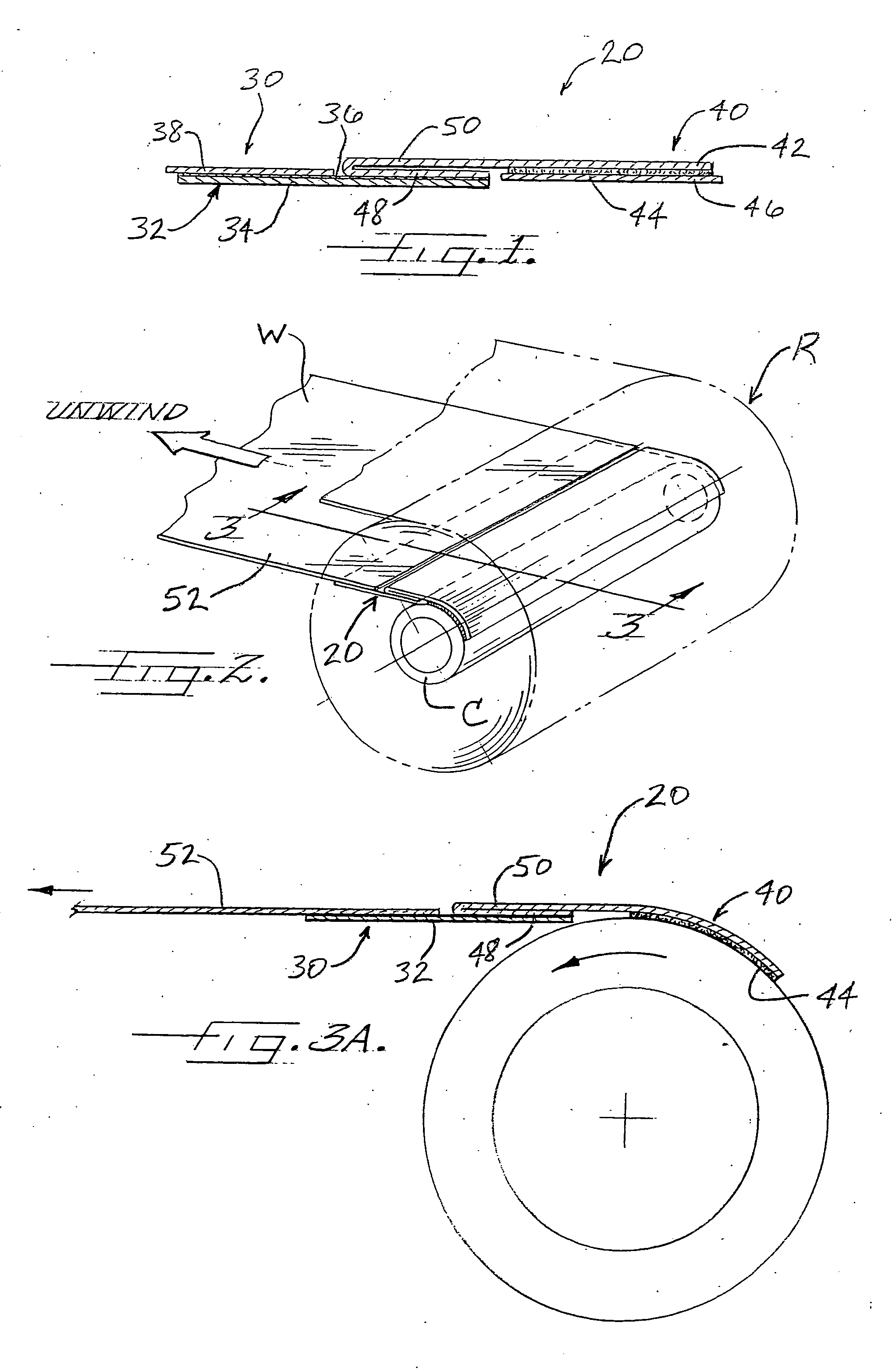 Dual-functioning mechanism for startup during winding of web material and for splicing during unwinding