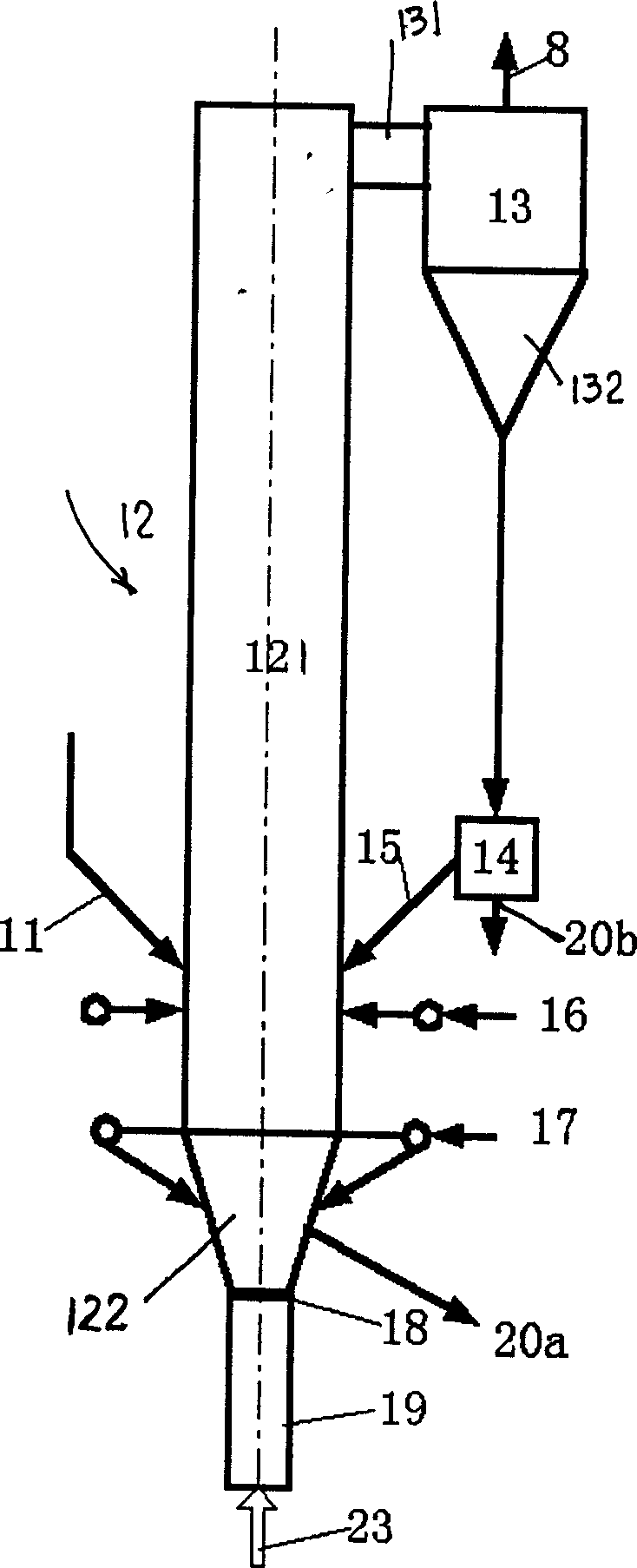 Rapid cycled fluidized calcining procedure for superfine kaolin and equipment