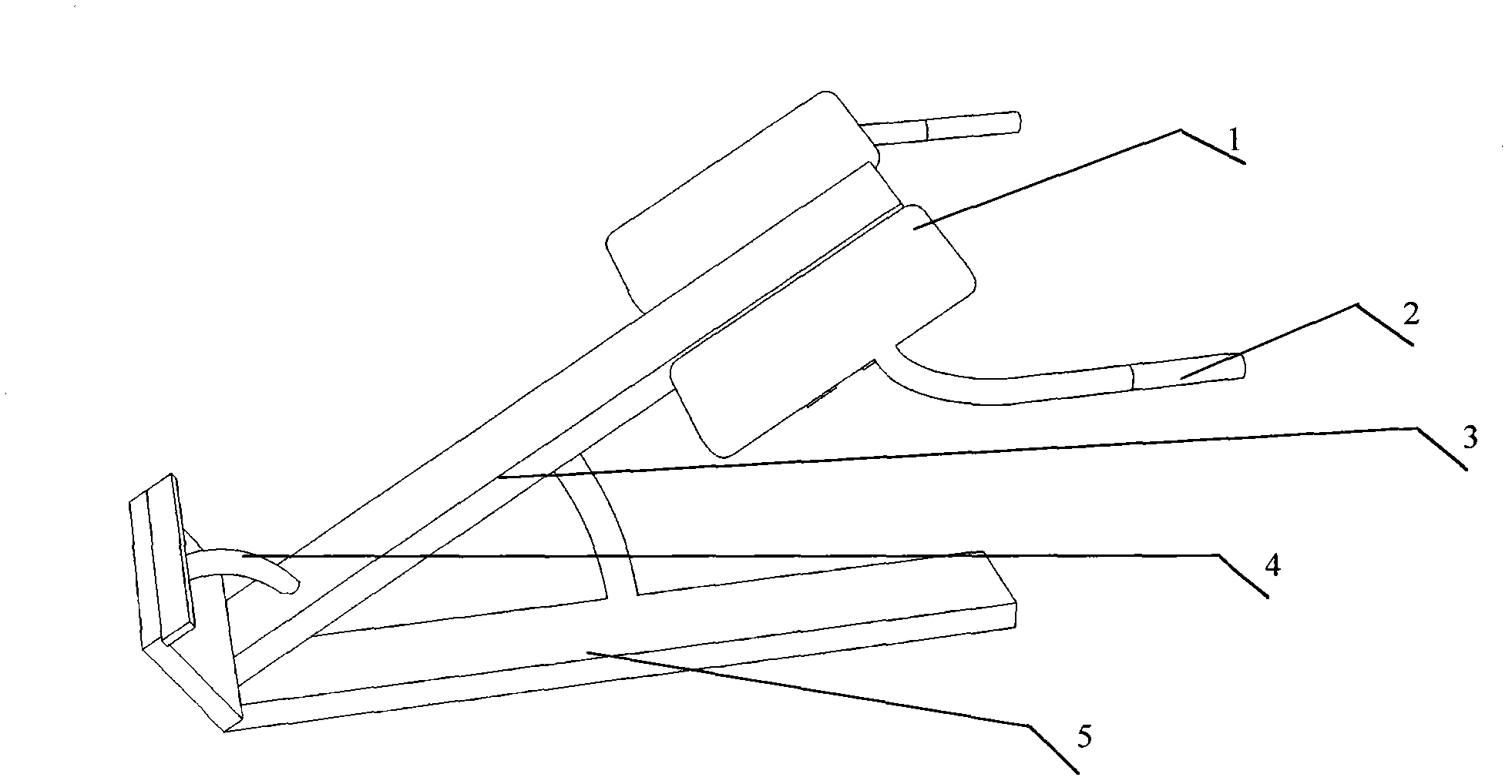 Upper limb auxiliary exercise frame