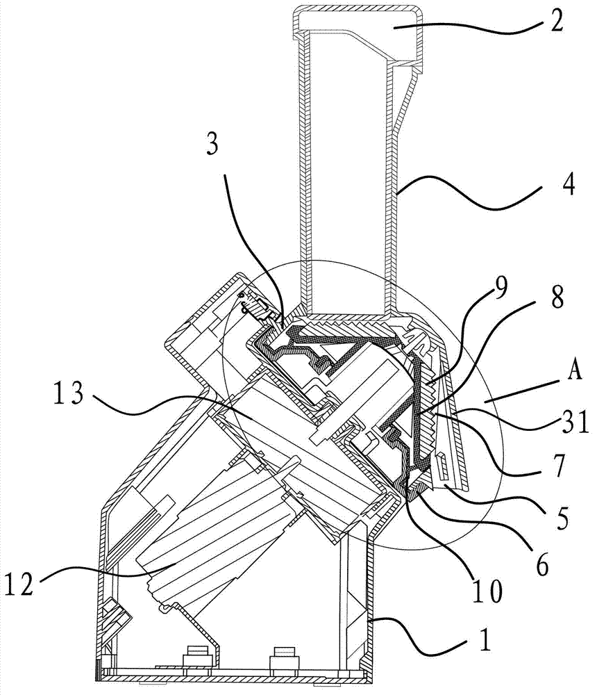 Fruit ice cream machine