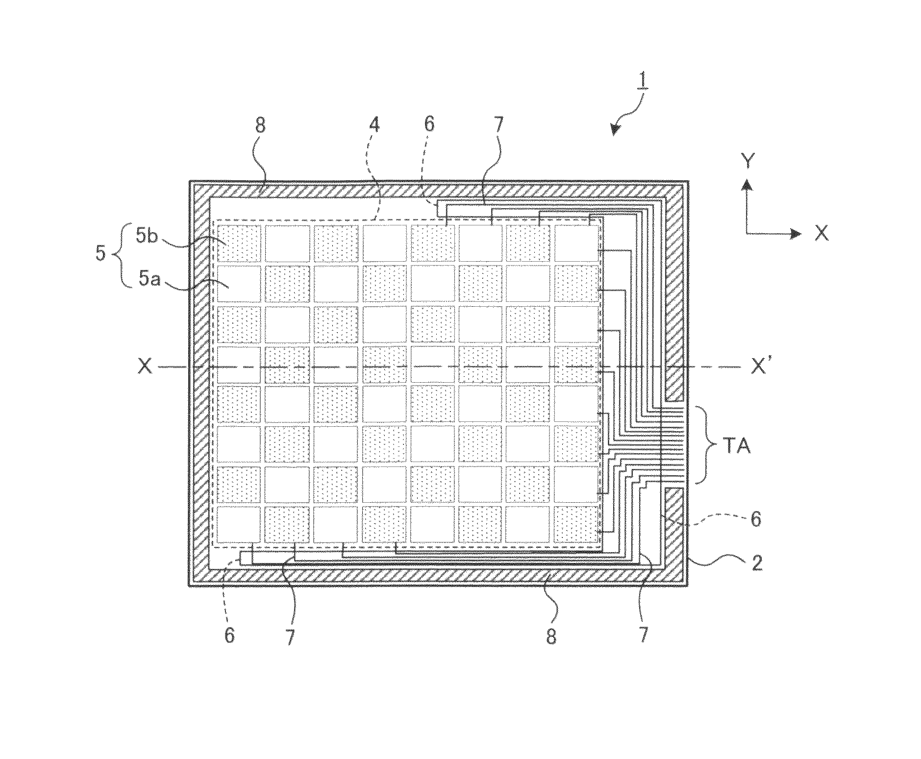 Touch panel and display device including the same