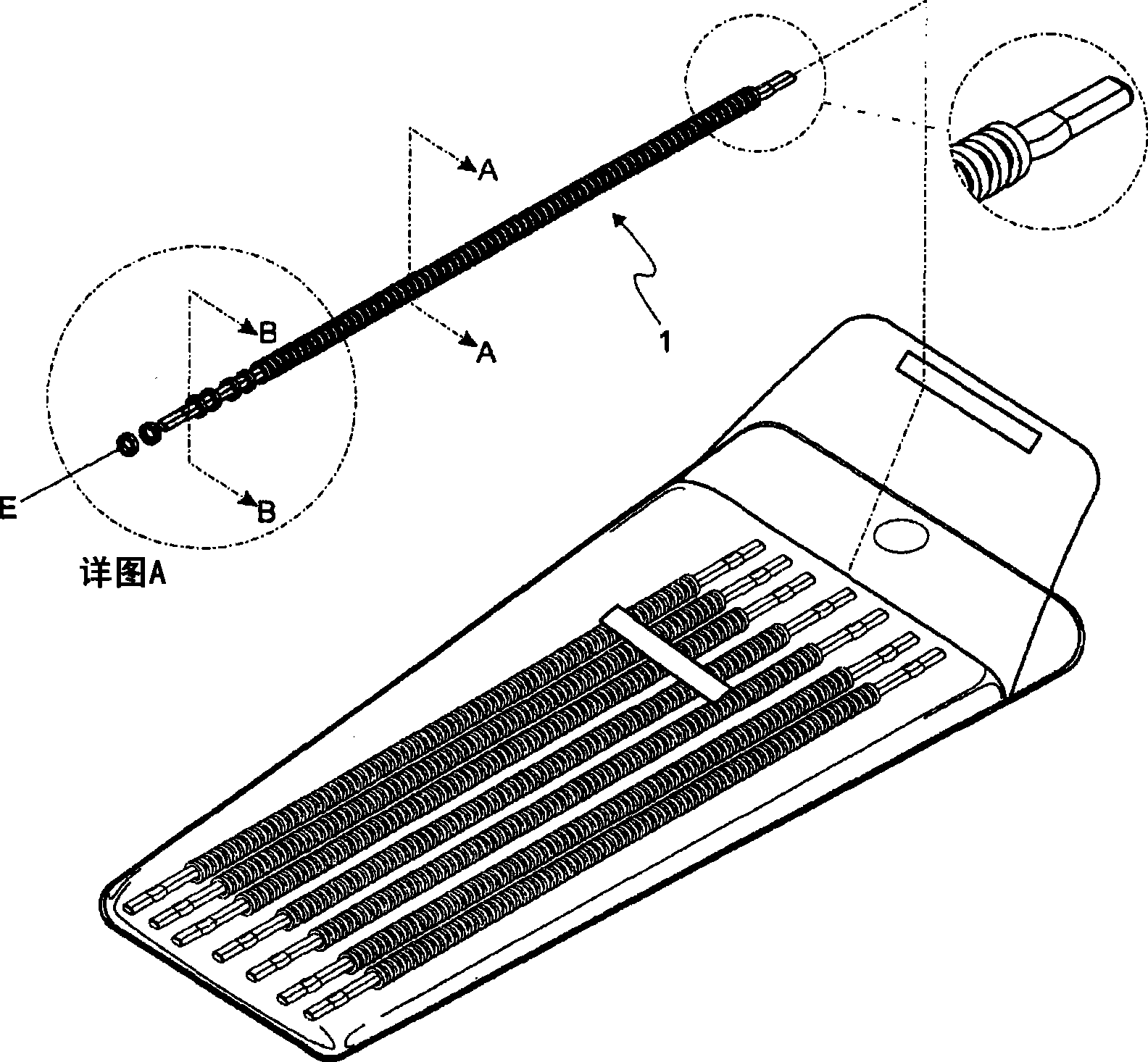 Constructive arrangement for support member of orthodontia elastic ring