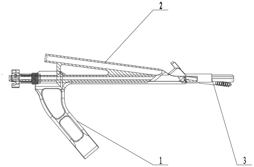 Implanting tool for implant of patient with femoral neck fracture