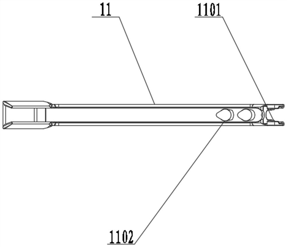 Implanting tool for implant of patient with femoral neck fracture