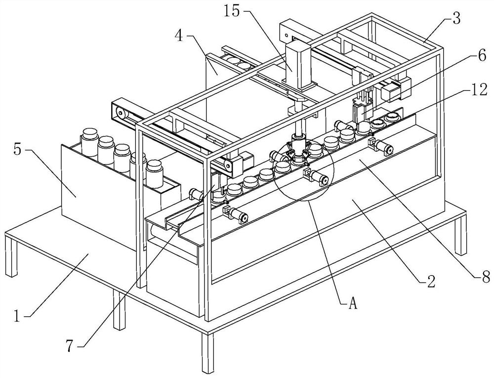 Full-automatic filling machine for canned abalones