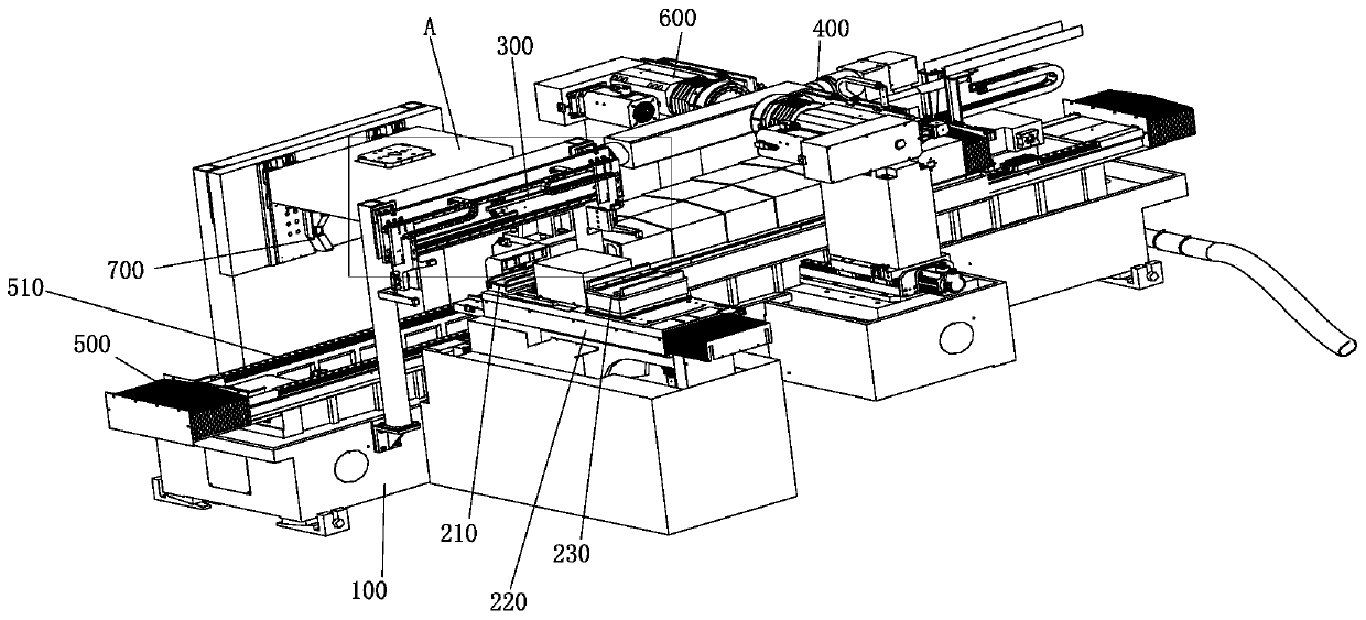 Combined fully-automatic crystal rod grinding and polishing integrated machine